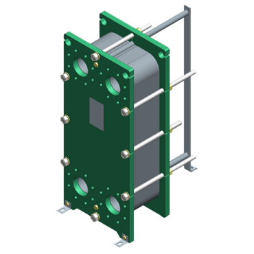 Теплообменник пластинчатый разборный CLEVER CLH 100S | AISI 316 | 0,5 мм | EPDM