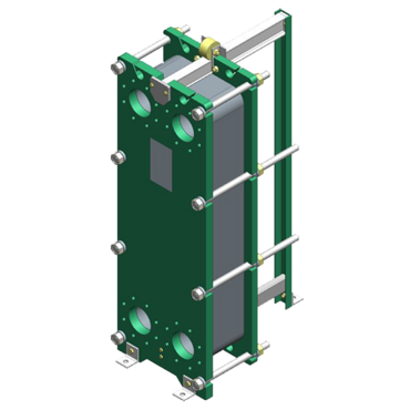 Теплообменник пластинчатый разборный CLEVER CLH 150M | AISI 316 | 0,5 мм | EPDM