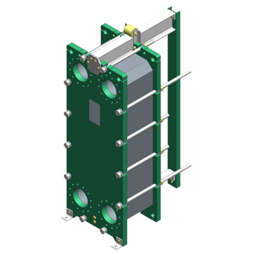 Теплообменник пластинчатый разборный CLEVER CLH 200L | AISI 316 | 0,5 мм | EPDM