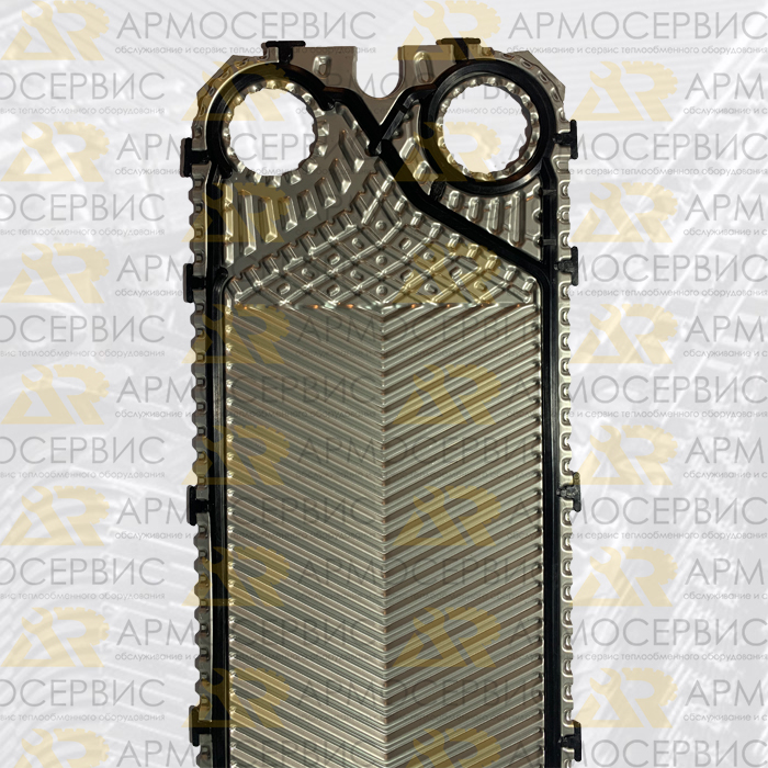 M6m Пластина для теплообменника AISI 316L 0,5 мм H 4H для АЛЬФА ЛАВАЛЬ M6M